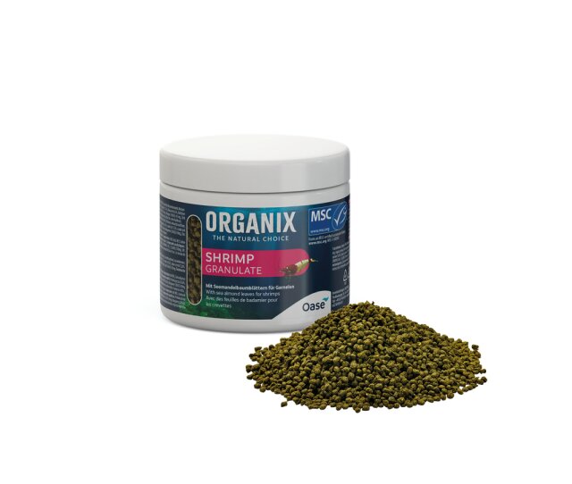 Oase ORGANIX Shrimp Granulate 175 ml MSC- Garnelenfutter für optimale Ernährung