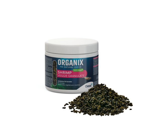 Oase ORGANIX Shrimp Veggie Granulate 175 ml- vegetarisches Garnelenfutter