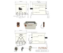 Filtreau Bio Drum 100 XXL Schwerkraft Excellent Line- Trommelfilter mit Schwerkraft