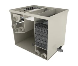 Filtreau Combi Drum 25/30 Schwerkraft Excellence Line- Trommelfilter mit Spülpumpe/UVC/Filtermaterial