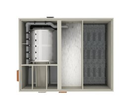 Filtreau Combi Drum 25/30 Schwerkraft Excellence Line- Trommelfilter mit Spülpumpe/UVC/Filtermaterial