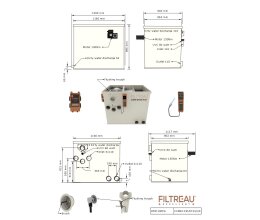 Filtreau Combi Drum 25/30 Pump Excellence Line- Trommelfilter mit Spülpumpe