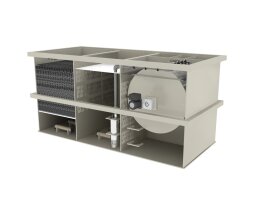 Filtreau Combi Drum 60/80 XL schwerkraft Excellence Line- Trommelfilter mit Spuelpumpe/UVC/Filtermaterial