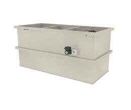 Filtreau Combi Drum 60/80 XL schwerkraft Excellence Line- Trommelfilter mit Spuelpumpe/UVC/Filtermaterial