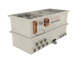 Filtreau Combi Drum 60/80 XL schwerkraft Excellence Line- Trommelfilter mit Spuelpumpe/UVC/Filtermaterial