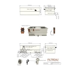Filtreau Combi Drum 80/100 XXL gepumpt Excellence Line- Trommelfilter mit UVC/Filtermaterial/Spülpumpe