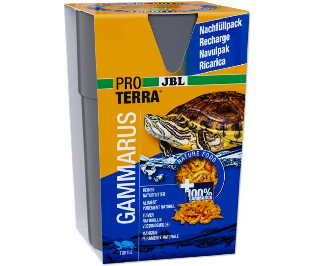 JBL Proterra Gammarus 750ml- Leckerbissen aus Bachflohkrebsen für alle Wasserschildkröten