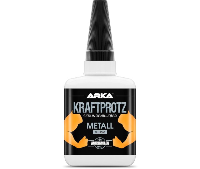ARKA Kraftprotz Metall Kleber flüssig zum Verkleben von Metallen aller Art