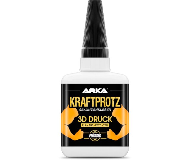 ARKA Kraftprotz Sekundenkleber flüssig 50 g für 3D-Drucke