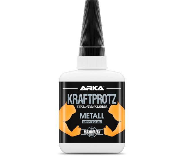 ARKA Kraftprotz Metall Kleber dünnflüssig zum Verkleben von Metallen aller Art