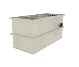 Filtreau Combi-Drum 60/80-XL Set-Schwerkraft Excellence Line Trommelfilter mit Spuelpumpe/UVC/Filtermaterial