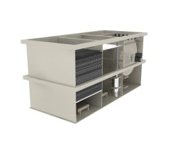 Filtreau Combi-Drum 60/80-XL Set-Schwerkraft Excellence Line Trommelfilter mit Spuelpumpe/UVC/Filtermaterial