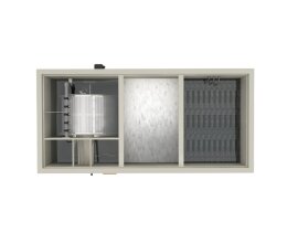 Filtreau Combi-Drum 60/80-XL Set-Schwerkraft Excellence Line Trommelfilter mit Spuelpumpe/UVC/Filtermaterial