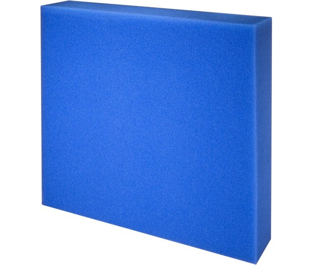 KH feiner Aquarien Filterschaum blau 30 PPI 50x50x5 cm Filtermatte