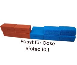Ersatzschwamm Set passend für Oase Biotec 10 .1...