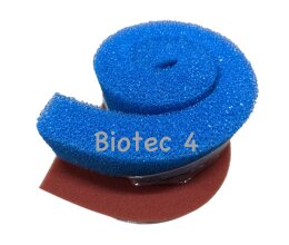 Filterschwamm Biotec 4 bestehend aus 1 x rot / 1 x blau...