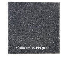 KH grober Aquarium Filterschaum schwarz 10 PPI 50x50x3 cm...