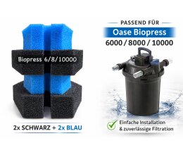 KH Filterschwammset Oase Biopress 6000-8000-10000 Filter...