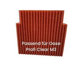 KH Filerschwammset passend für Oase ProfiClear M3 Filtermodul -3x rot-3 x blau