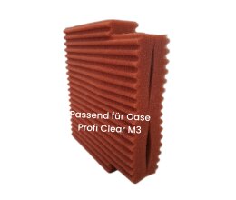 KH Filerschwamm fein rot (30PPI) 33 x 37,5 cm passend für Oase ProfiClear M3