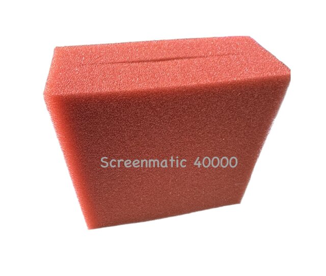 KH Filterschwamm Biotec Screenmatic 40000 fein rot 21x20 x 9cm passend für Oase