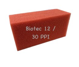 KH Filterschwamm Set Biotec 12 Filter 8 x blau -8 x rot  21,5 x 10 x 9 cm passt auch für Oase