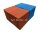 KH Filterschwamm Set Biotec 12 Filter 8 x blau -8 x rot  21,5 x 10 x 9 cm passt auch für Oase