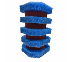 KH Filterschwammset Filtoclear 11000 Filter 5x blau/ 4x rot passend für Oase