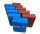 Ersatzschwamm Set passend für Oase Biotec 10 .1 Teichfilter 4 x rot 4 x blau 1 x blau sehr fein