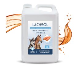 Lachsöl reich an Omega 3 & 6 für...