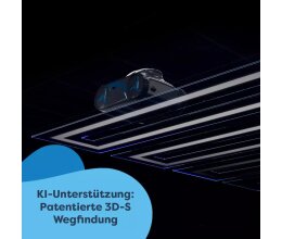 AquaForte M60 Akku Poolroboter – App-steuerbar-kabellos, Boden-, Wand- & Wasserlinienreinigung