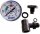 Astralpool Manometer Set Anschluss hinten Poolfilter
