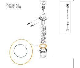 Dichtring OaseTopffilter O-Ring NBR 304 x 7 SH40