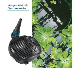 Aquaforte Teichpumpe EC 6500 Filter/Teichpumpe 38 Watt