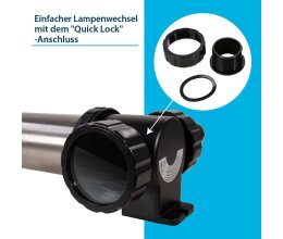 AquaForte UVC 55 Watt für Teiche bis 20 Qbm Edelstahl Teichklärer