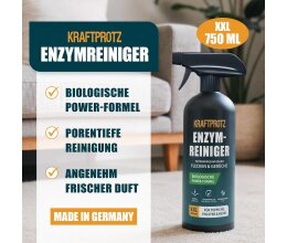 Kraftprotz Enzymreiniger – Geruchsentferner & Fleckenentferner Spray 750 ml