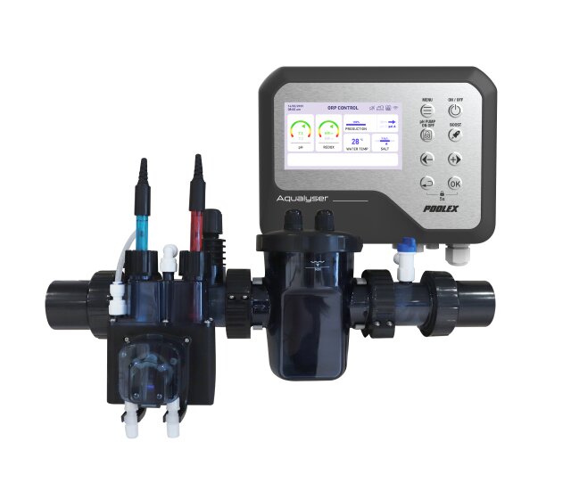 Poolex Pool Salzelektrolyse+ pH Dosieranlage Aqualyser Flex