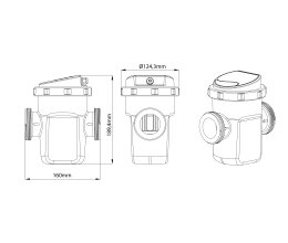Salz-Elektrolysegeräte Poolex Turbo Salt für Pools 10-60 Qbm