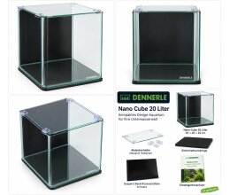 Dennerle Nano Cube 20 Liter Aquarium 25 × 25...