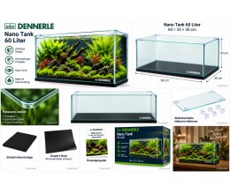 Dennerle Nano Tank 60 Liter Aquarium 60 × 35 × 30 cm