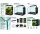 Dennerle Nano Tank Complete 25 Liter Aquarium Komplettset 36 × 28 × 25 cm