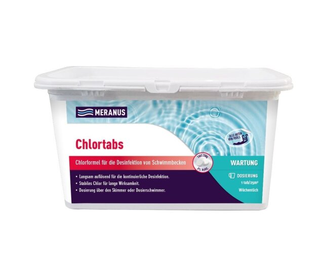 Meranus Quickchlor Granulat  5kg – Schnelllösliches Chlorgranulat zur Stoßdesinfektion