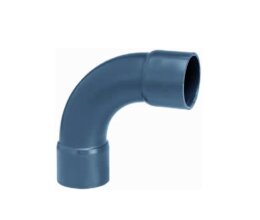 PVC Bogen 50 mm 90 Grad fürTeich und Poolbau