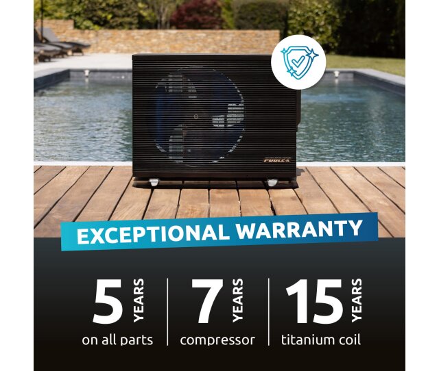 Poolex Jet Pro Wärmepumpe 12,8 kw Modell 125 bis -20 Grad