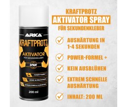 Arka Kraftprotz Aktivator Spray 200 ml für Sekundenkleber