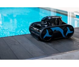 AquaForte M80 Akku Poolroboter – App-steuerbar-kabellos, Boden-, Wand- & Wasserlinienreinigung