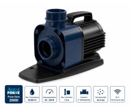 AquaForte DM Prime Vario 20000 mit Wi-Fi Teichpumpe 2+3...
