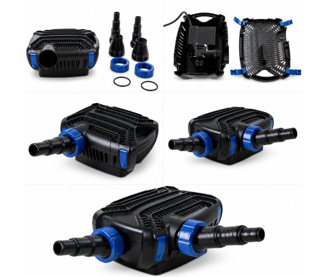 AquaForte CTF 18000 Teichpumpe – Energiesparende Filter- Bachlaufpumpe 18000 l/h, 140 Watt
