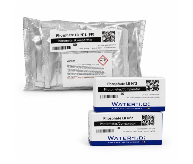 Poollab Phosphat Test Set LR N°1 und LR N°2