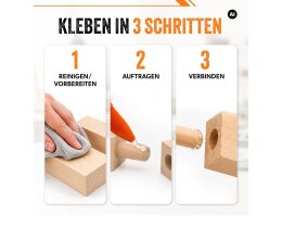 ARKA Kraftprotz 100ml transp. Alleskleber Bastelkleber Universalkleber